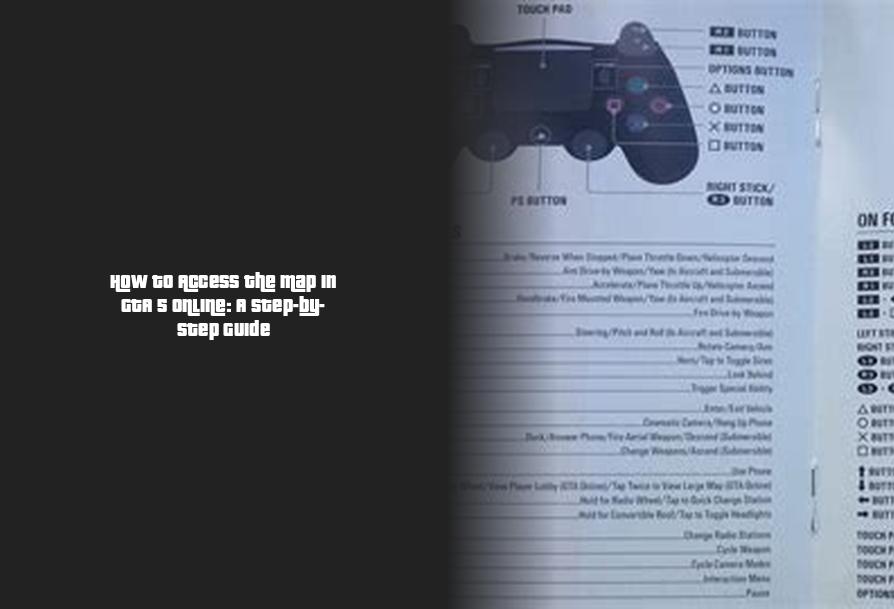 how to get map up on gta 5 ps4