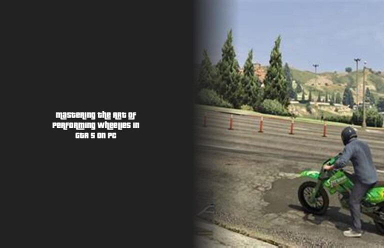 gta 4 how to do a wheelie pc