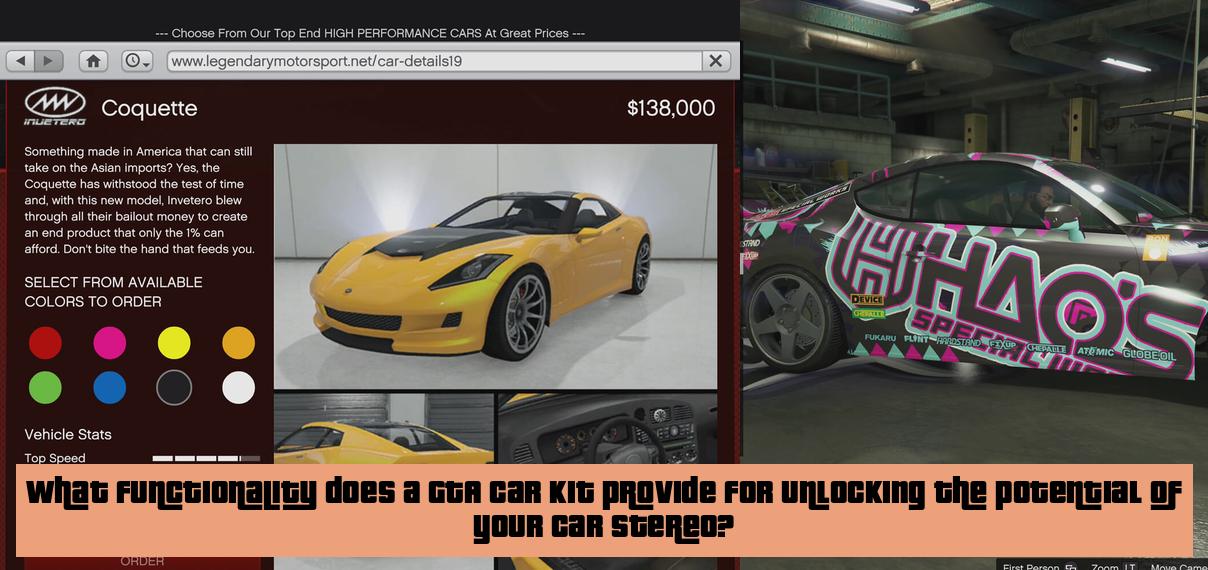 What functionality does a GTA car kit provide for unlocking the ...